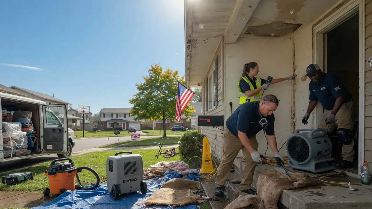 Water Damage Restoration in Groveland, IL near me
